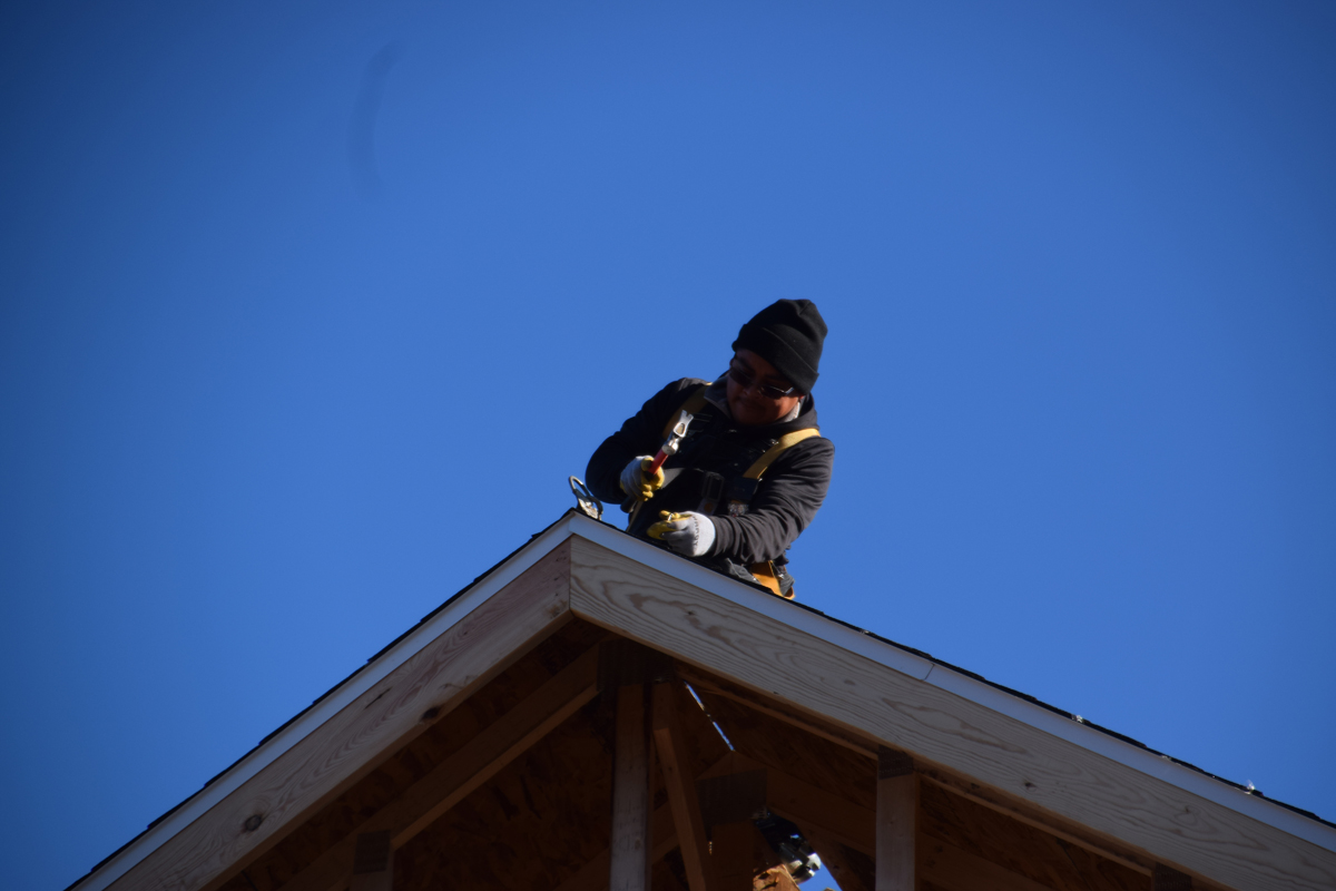 Roofing contractor in action Madison WI RQ Roofing llc
